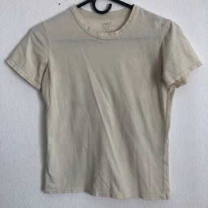 Brandy Melville Light Yellow Tshirt